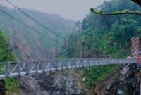 Kondisi jembatan gladak Perak sebelum dibongkar