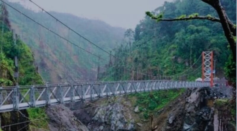 Kondisi jembatan gladak Perak sebelum dibongkar