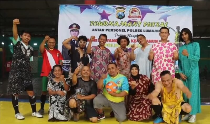 Tim Futsal Wartawan saat foto bersama