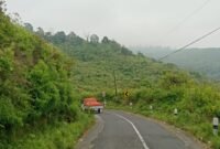 Kondisi jalan menuju Desa Argosari 