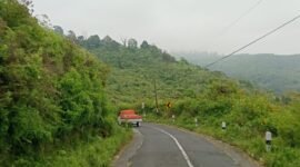 Kondisi jalan menuju Desa Argosari 