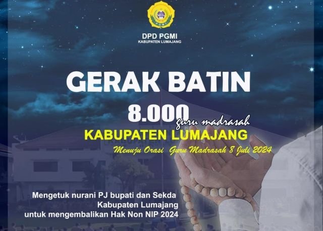 Gerak Batin 8000 guru Madrasah se Lumajang