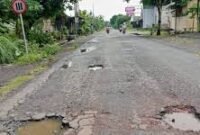 Salah satu jalan yang rencananya akan dibangun