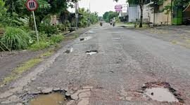 Salah satu jalan yang rencananya akan dibangun