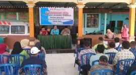 Kepala Desa Sukorejo saat pimpin Musdes