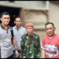 Kapolsek Sukodono AKP Ernowo, SH foto bersama dengan pemilik sapi didampingi Kanit Reskrim dan Kades Kuterenon