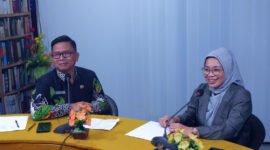 ketua DPRD Lumajang HJ. Oktaviyani, SH., MH bersama Kemenag Achmad Faisol Syaifulloh, S.Ag., MH 