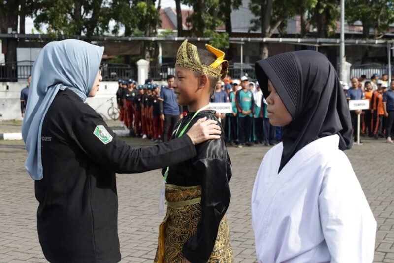 Bupati Lumajang saat membuka O2SN 