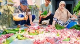pembagian daging kurban