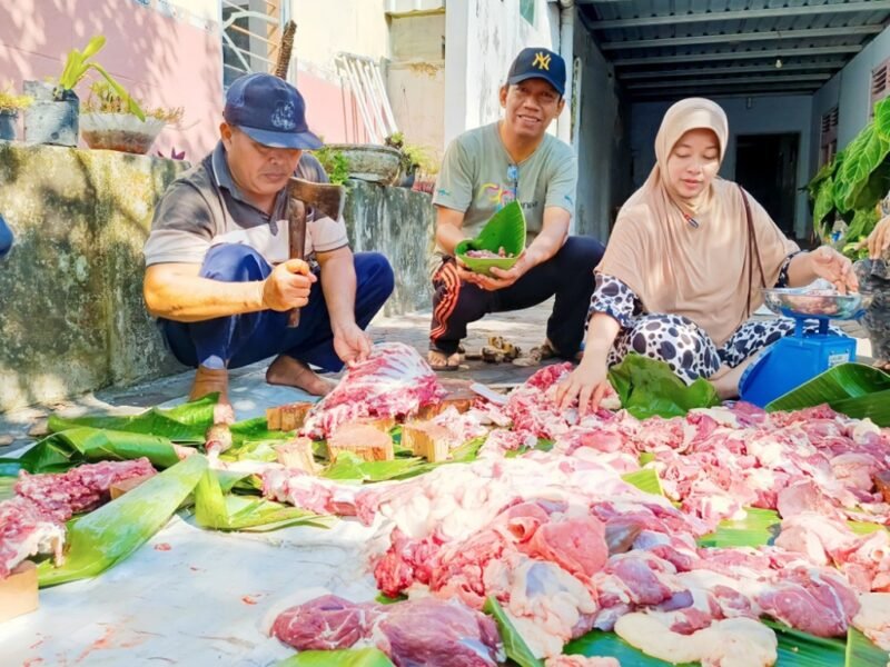 pembagian daging kurban