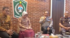 Kapolres Lumajang saat menyampaikan akan gelar lomba siskamling