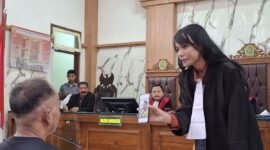 Foto saat sidang kasus narkoba di PN Lumajang