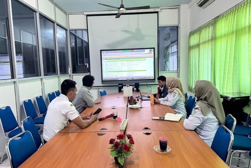 Diskominfo saat mengikuti verifikasi TMPI dari BSSN