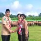 wakil Bupati Lumajang Yudha Adji Kusumah saat  saat membuka Jambore Kwarran Pasrujambe ke - 10