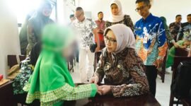 Bupati Lumajang saat berkunjung ke SD Negeri 03 Citrodiwangsan 3 Lumajang