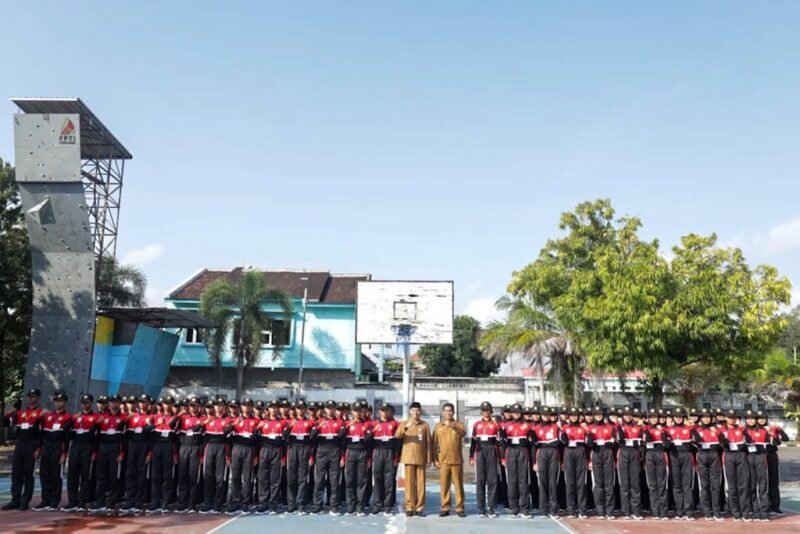 77 pelajar resmi mengikuti pendidikan dan pelatihan paskibraka 