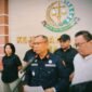 Kepala Kejaksaan Negeri Lumajang saat press release