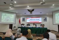 Bimtek penyusunan Produk Hukum Desa bertempat di Gedung Narariya Kirana