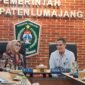 Bupati Lumajang saat menerima kunjungan kerja Kepala Balai Teknik Perkeretaapian kelas I Surabaya