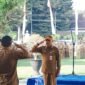 Sekda Lumajang saat memimpin upacara bendera