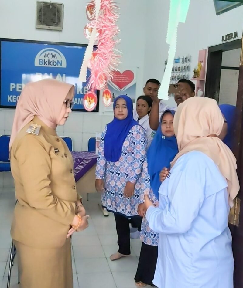 Bupati Lumajang saat memberikan edukasi terhadap para kader posyandu