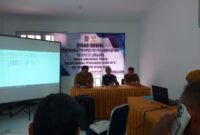 Kadinsos Indriono Krisna Murti saat membuka acara FKP