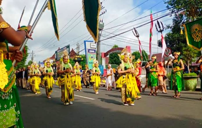 Prosesi peringatan Hari Jadi Lumajang tahun 2024