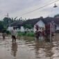 Kondisi rumah warga saat terendam air