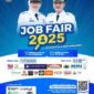 Flayer pengumuman Job Fair yang akan digelar di pemandian Selokambang