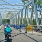 Kondisi jembatan Kalipancing Desa Madurejo Lumajang