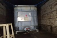 Timbunan solar bersubsidi dalam tandonan air yang diangkut truck