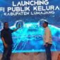 Wakil Bupati Lumajang saat melauncing Internet Publik
