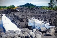 Tanggul kali Regoyo Desa Gondoruso 