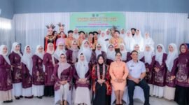 Foto Ketua TP PKK Kabupaten Kapuas saat anjangsana ke Rutan kelas IIB Kuala Kapuas