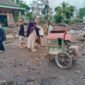 Kondisi pemukiman warga Desa Sumbersari Kecamatan Pronojiwo pasca erupsi Semeru