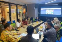 Sekda Kabupaten Kapuas saat audensi dengan Tim Bappenas RI