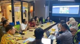 Sekda Kabupaten Kapuas saat audensi dengan Tim Bappenas RI