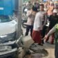 Kondisi bangkai mobil milik Kades  