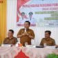 Bupati Kapuas saat memberikan sambutan di Musrembang Kecamatan Kapuas Barat