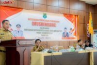 Wakil Bupati Dodo saat membuka Musrembang Kecamatan Selat