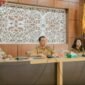 Sekda Kabupaten Kapuas Usis I. Sangkai saat memimpin Rakor lanjutan Penyusunan Laporan Kinerja Pelaksanaan PRO_SN 