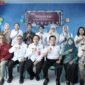 Foto bersama Kepala Dinas Pendidikan be4rsama para dewan guru dan jajaran Muspika Selat