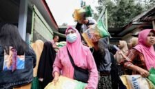 Kondisi Gerakan Pangan Murah di Kantor Kecamatan Lumajang