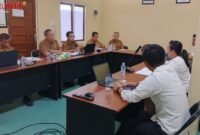 Disperkimtan Kabupaten Kapuas saat rapat koordinasi Program 1 Miliar per Desa