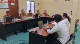 Disperkimtan Kabupaten Kapuas saat rapat koordinasi Program 1 Miliar per Desa