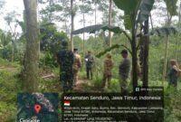 Waka ADM Perhutani KSPH Lumajang KPH Probolinggo Soegiharto Aries Soebagio, ST saat memberikan penjelasan kepada rombongan Kemhan RI