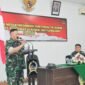 Ketua Tim Pusterad Mabesad Letkol Arm Eko Budi Supriyanto, SE., M.IP saat memberikan sambutan