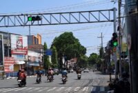 Kondisi Jalan PB Sudirman yang sebentar lagi akan diperbaiki