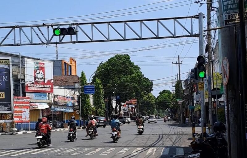 Kondisi Jalan PB Sudirman yang sebentar lagi akan diperbaiki