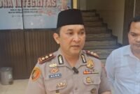 Kapolres Lumajang saat ditemui media